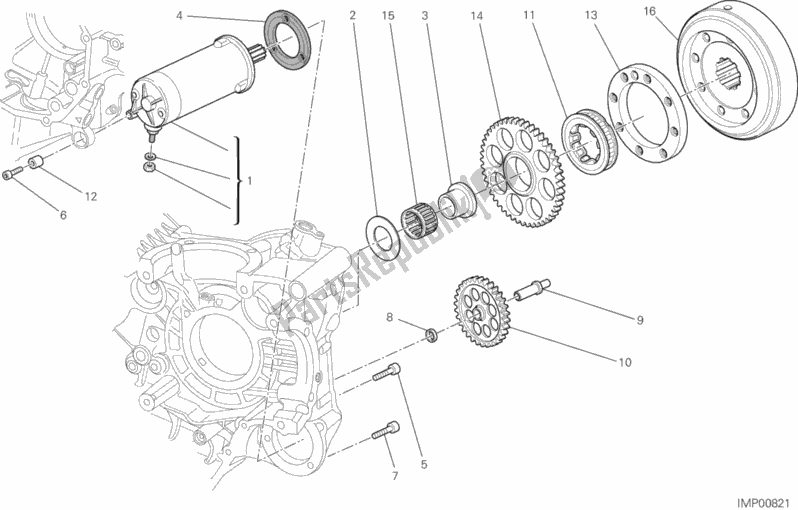 Todas las partes para Motor De Arranque de Ducati Multistrada 1200 S Touring 2012